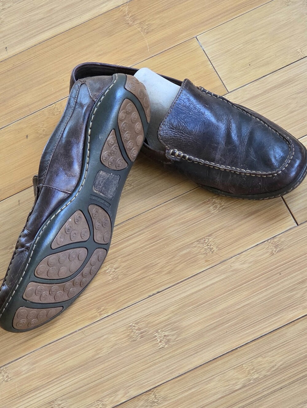 Born Hand Crafted Leather Driving Shoes Comfort Loafers Harmon size 9